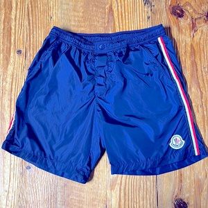 Moncler Boys swim shorts. Aged 10